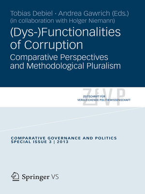 cover image of (Dys-)Functionalities of Corruption